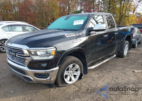 2020 Ram 1500 Laramie 4X4 6'4 Box из США, поврежденный, VIN 1C6SRFDT1LN227556